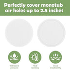 24 Pcs 2.5" Monotub Adhesive Filter Disks-2MM Thick Monotub Filter - Image 3