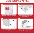 Filter King 16x32x1 Air Filter | 4-PACK | MERV 11 HVAC Pleated A/C Furnace - Image 4