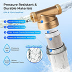 iSpring WSP-100SL Reusable Whole House Spin Down Sediment Water Filter - Image 5