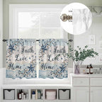 Vintage Farmhouse Kitchen Curtains Set 3 Piece - Image 5