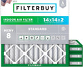 Filterbuy 14x14x2 Air Filter MERV 8 Essential Dust & Allergy Defense, by Filterbuy