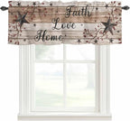 Rustic Star Brown Curtain Valances by Unknown
