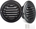 6 Inch Round Air Vent Cover, LouanXpert Stainless Steel Black Soffit Vent Cover by LouanXpert