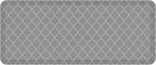 GelPro Anti-Fatigue Designer Comfort Kitchen Floor Mat, Trellis Grey Stain