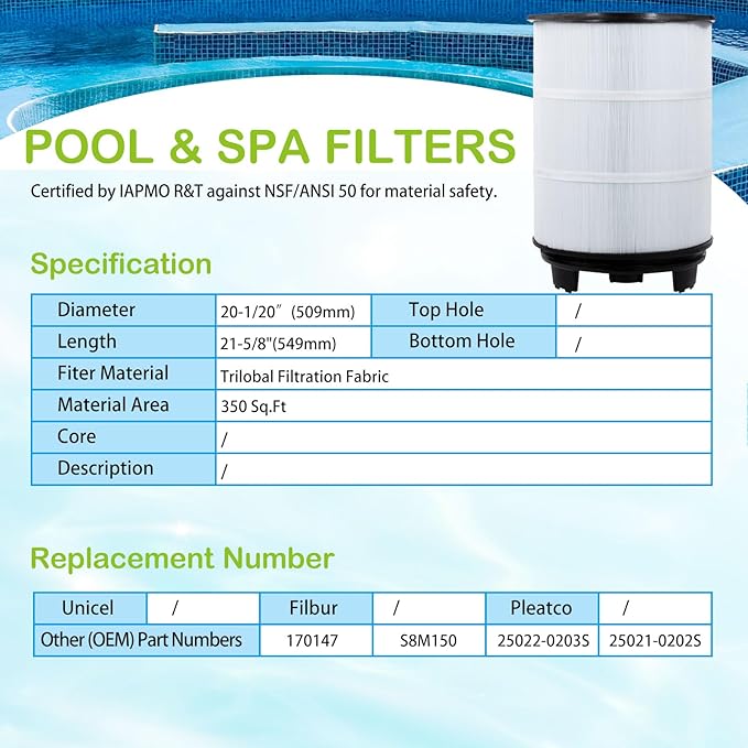 Savener® S8M150 System 3 Inner and Outer Cartridge, Compatible - Image 4