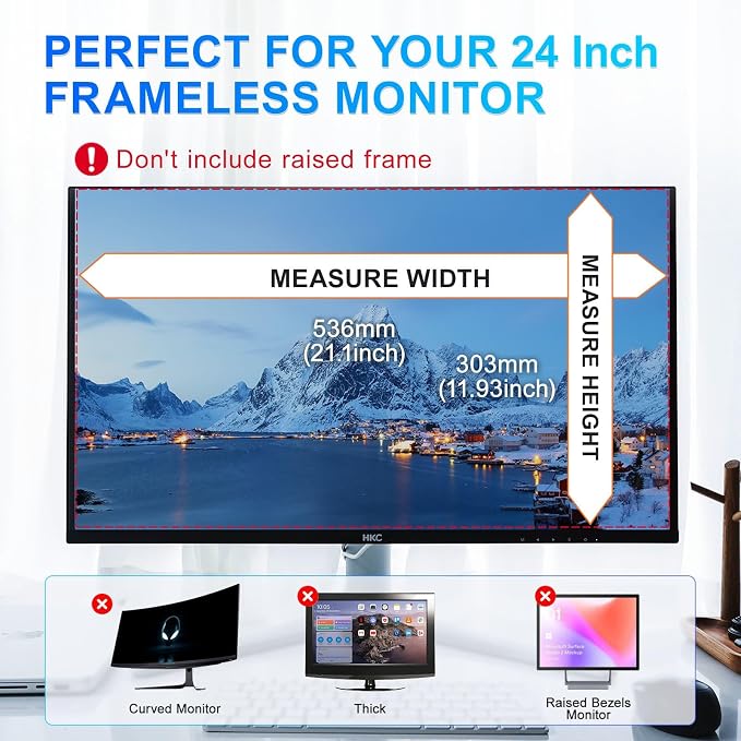 2Pack Magnetic 24 Inch Privacy Screen - Image 5