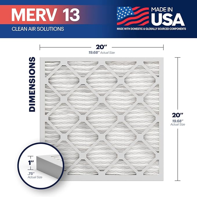 BNX TruFilter 20x20x1 Air Filter MERV 13 - Image 2