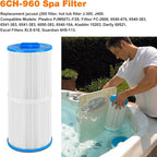 6CH-960 Spa Filter Replacement Jacuzzi Filter J-300, PJW60TL-F2S, 6000-383A Hot - Image 2