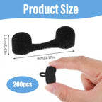 150 Pieces Nose Plug Filter Disposable Nose Dust Filters Bulk Sponge Nostril - Image 2