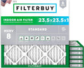 Filterbuy 23.5x23.5x1 Air Filter MERV 8 Essential Dust & Allergy Defense by Filterbuy