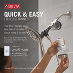 Delta 4-Setting In2ition 2-in-1 Dual Shower Head - Image 3