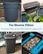 Pawfly 8 Pack Aquarium Filter Media Bags, Fish Tank Fine Mesh Bag - Image 7