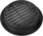 Black 4" Inch Round Ventilation Grille - Image 4