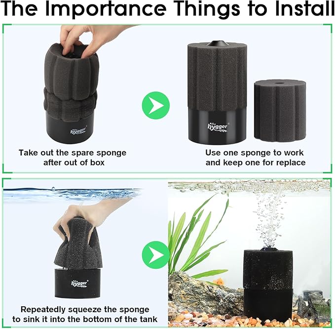 hygger Aquarium Sponge Filter 20-55 Gallon Fish Tank Filter - Image 5
