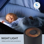 FULMINARE Air Purifiers for Bedroom H13 True HEPA Air Filter Quiet Air Cleaner - Image 8