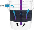 Aquarium Pond 5 Gallon Bucket DIY Bio Sponge Filter Media Pad Rounded 11x11 - Image 4