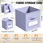 10 Pcs Fabric Storage Cubes