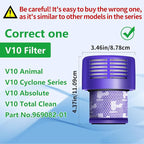 V10 Filter Replacement for Dyson V10 Cyclone Series, V10 Absolute, V10 Animal - Image 2