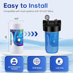 ICEPURE 25 Micron 10”x4.5'' Whole House Sediment String Wound Water Filter - Image 2