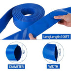 OCGIG 2" x 50 FT Pool Backwash Hose, Heavy-Duty Lay Flat Discharge PVC Hose - Image 2