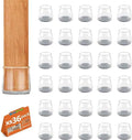 36pcs Round Chair Leg Floor Protectors, Felt Pads Chair Leg Protectors