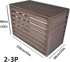 Pool pump covers for outside units, outdoor garbage can enclosures, aluminum - Image 2