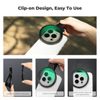 K&F CONCEPT 67mm Clip-on CPL Phone Camera Lens Filter Kit, Circular Polarizer - Image 7