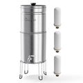 Culligan MaxClear 3 Gallon Gravity Water Filter System, Brushed Stainless-Steel by CulliganWater
