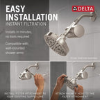 Delta Faucet Clarifi Standard Shower Filter Attachment - Image 4