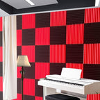 96 Pack Allxinlog Absorb the echo Acoustic Foam Panel Wedge Studio - Image 4