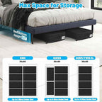Large Sturdy Under Bed Storage