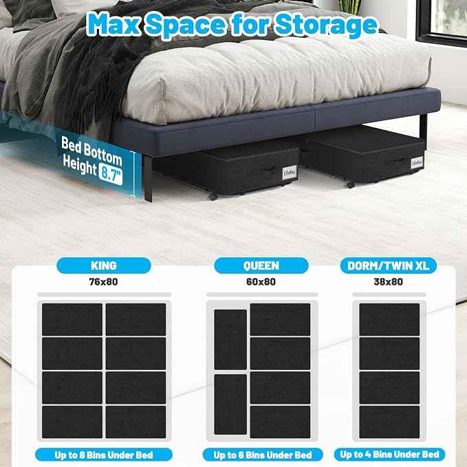 Large Sturdy Under Bed Storage