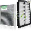 Engine & Cabin Air Filter Set for 2021-2026 Santa Fe Hybrid 1.6L, 2020-2026 by StaunchAuto