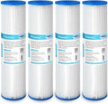 Membrane Solutions 50 Micron Pleated Polyester Sediment Water Filter 10"x2.5" by MembraneSolutions