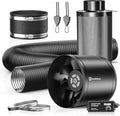 Hon&Guan 8" Air Filtration Kit: 8 Inch Inline Duct Fan by HonGuan