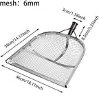 Leaking Soil Shovel Filter Stainless Steel Sieve 4mm/6mm/8mm/12mm Mesh Sifting - Image 6