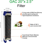 Standard Whole House Coconut Shell Granular Activated Carbon Water Filter 20” x - Image 6