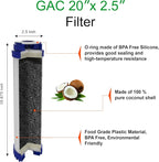 Standard Whole House Coconut Shell Granular Activated Carbon Water Filter 20” x - Image 6