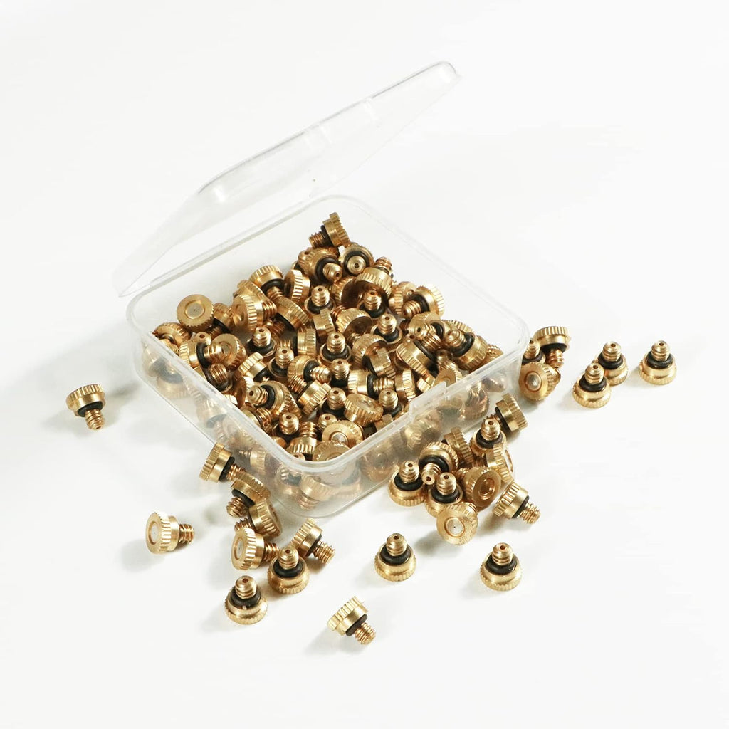 KUWAN 0.016" Orifice (0.4mm) Thread UNC 10/24 Brass Misting Nozzles