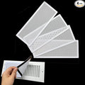 White Floor Register Vent Screen Cover 4"x12" Magnetic by IFRMMY