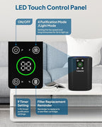 Air Purifier for Home Bedroom, Cobectal Room Air Cleaner - Image 4