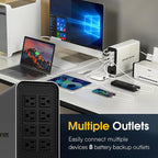 GOLDENMATE 1000VA/800W Lithium UPS Battery Backup and Surge Protector, Backup - Image 3