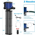 TARARIUM Fish Tank Filter Powerful 400GPH - Image 4