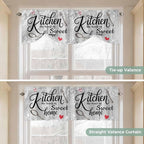 Kitchen Knife Fork Tie Up Valance Curtains - Image 5