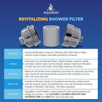 AquaBliss High Output Shower Filter Replacement Cartridge – Reduces Chemicals & - Image 4