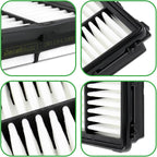 Engine & Cabin Air Filter Set for Hyundai Santa, Sorento; Replace 28113-L1000 - Image 7