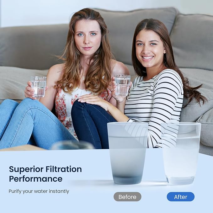 GLACIER FRESH EDR1RXD1 Refrigerator Water Filter Compatible - Image 9