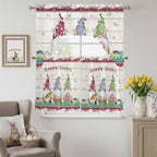 Swag Valance Curtains, Happy Easter Gnomes - Image 3