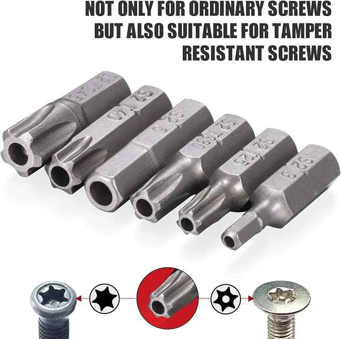 214-Piece Screwdriver Bit Set S2 Steel Drill bit set Power Bit Set