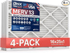 BNX TruFilter 16x25x1 Air Filter MERV 13 by BNX